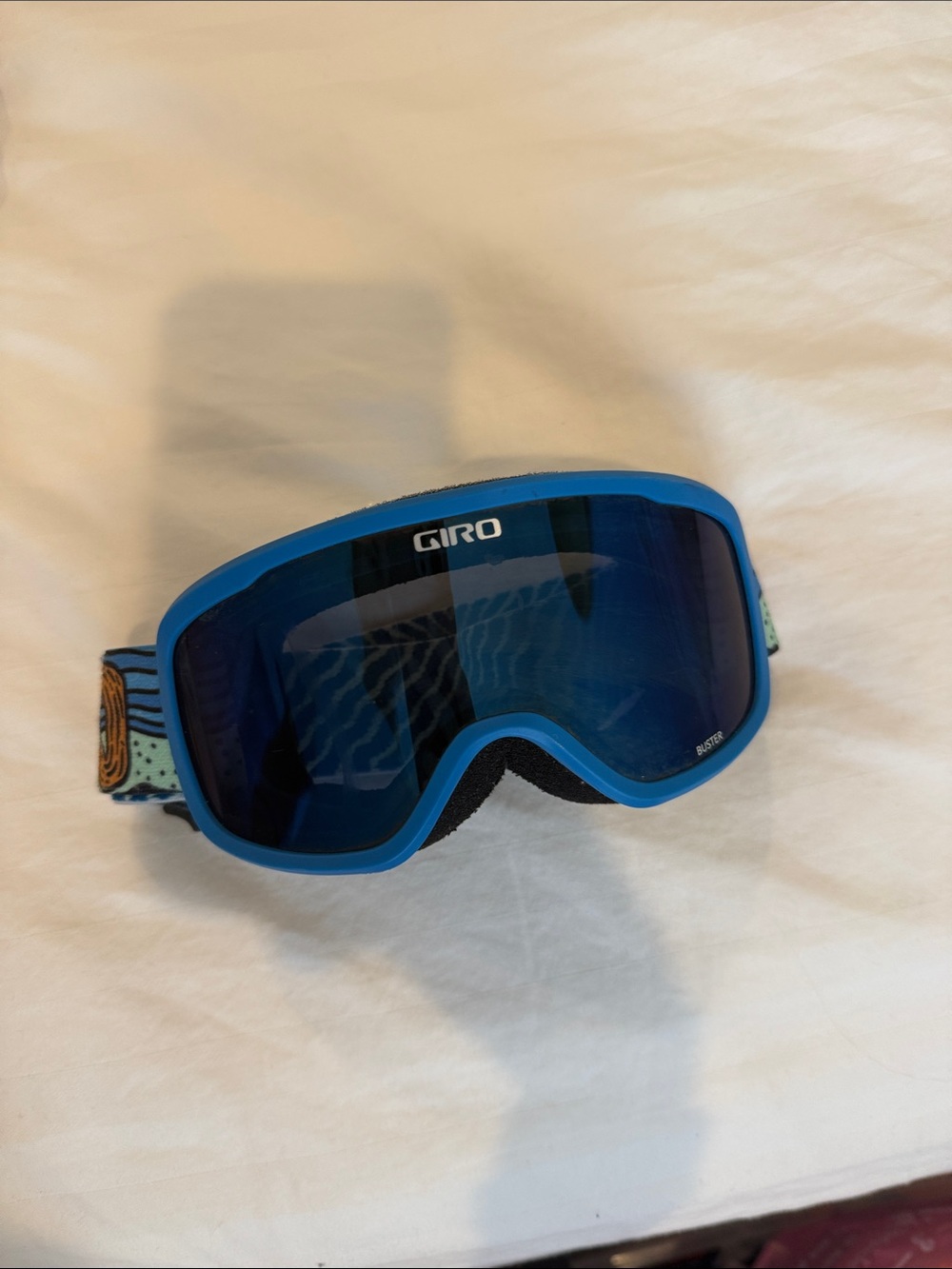Giro Kids Blue Snow Goggles with Mirrored Lens